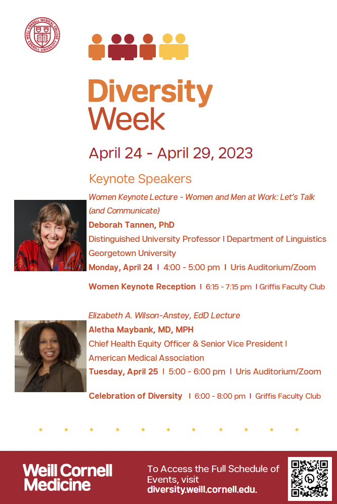5th WCM Annual Diversity Week April 24-29, 2023